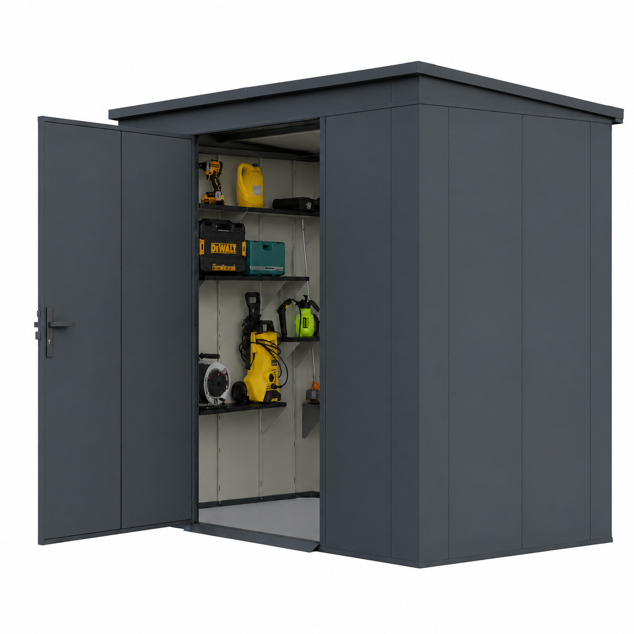 Tool Shed with slats 2,86x1,86 (m)