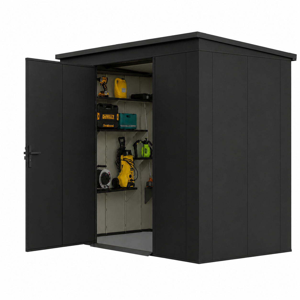 Tool Shed with slats 2,86x1,86 (m)