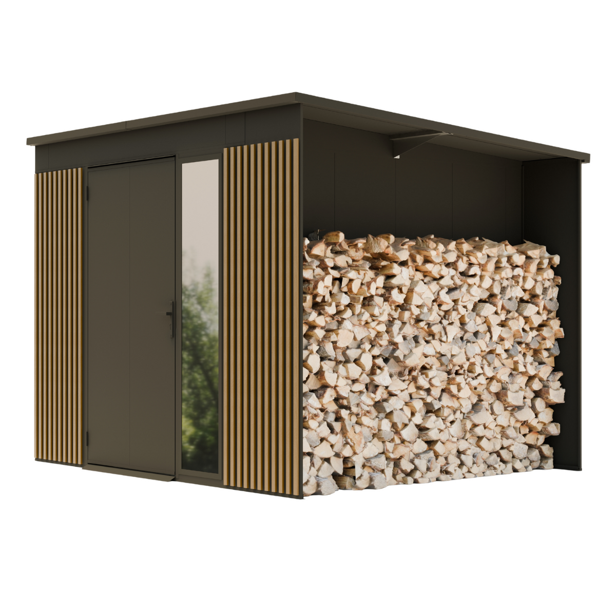 LAMELO INTEGRATED WOODSHED 2,36x2,36 (m)