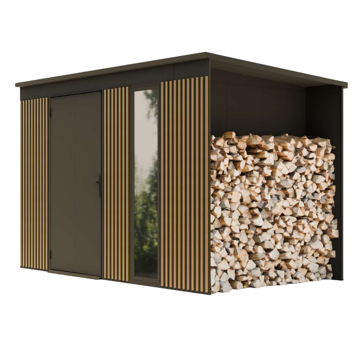 LAMELO INTEGRATED WOODSHED 2,86x1,86 (m)