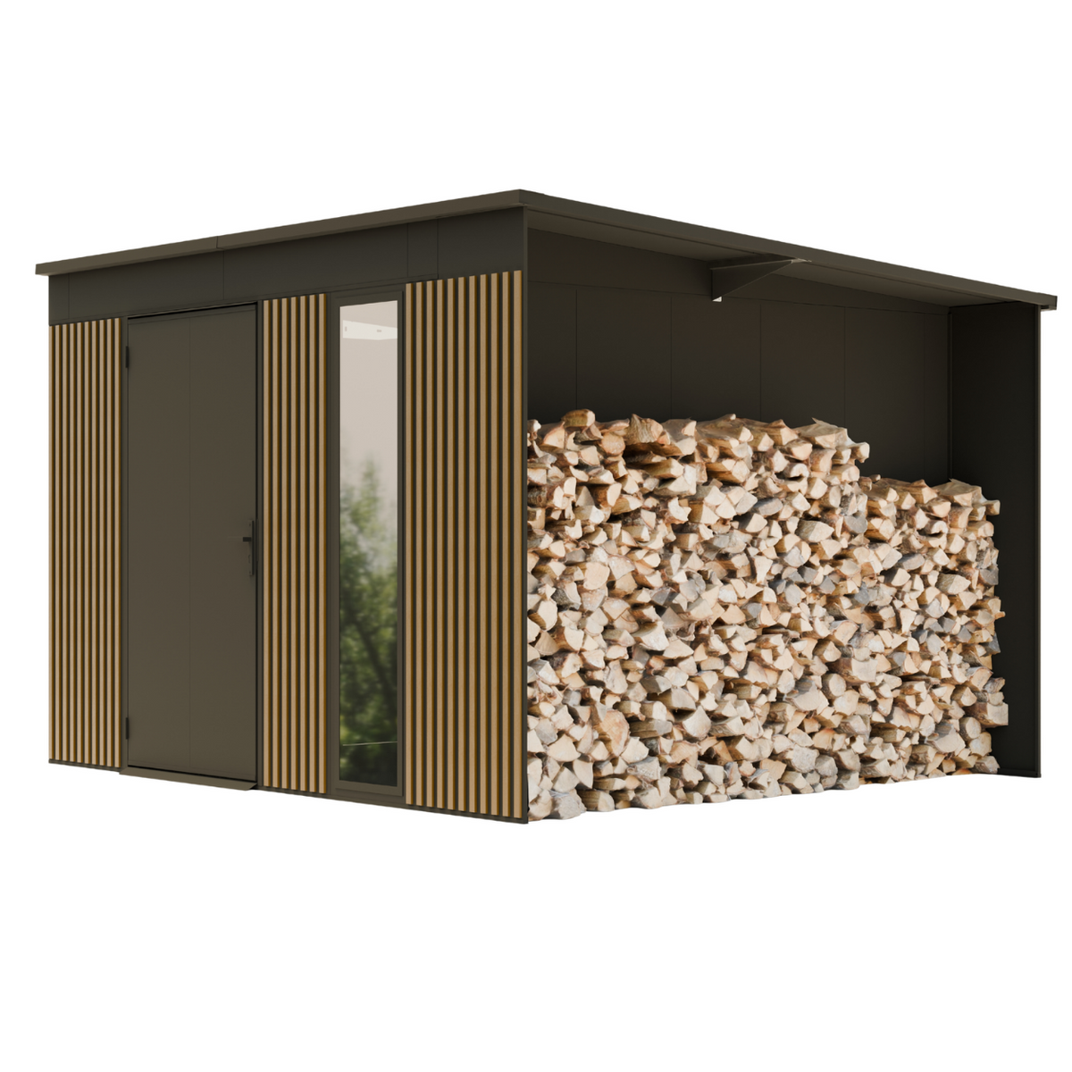LAMELO INTEGRATED WOODSHED 2,86x2,86 (m)