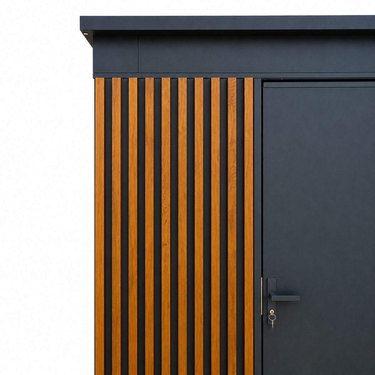 Tool Shed with slats 2,86x1,36 (m)
