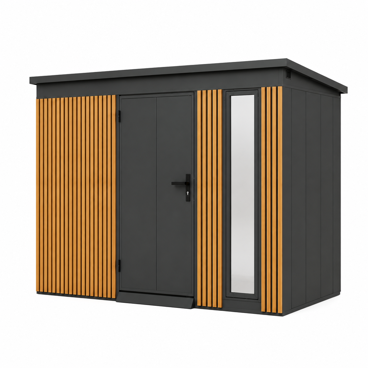 Abri de jardin avec lames 2,86x1,86 (m)