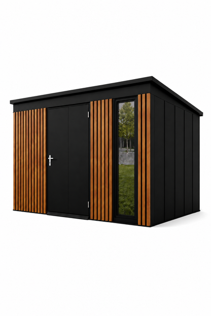 Tool Shed with slats 3,36x2,86(m)