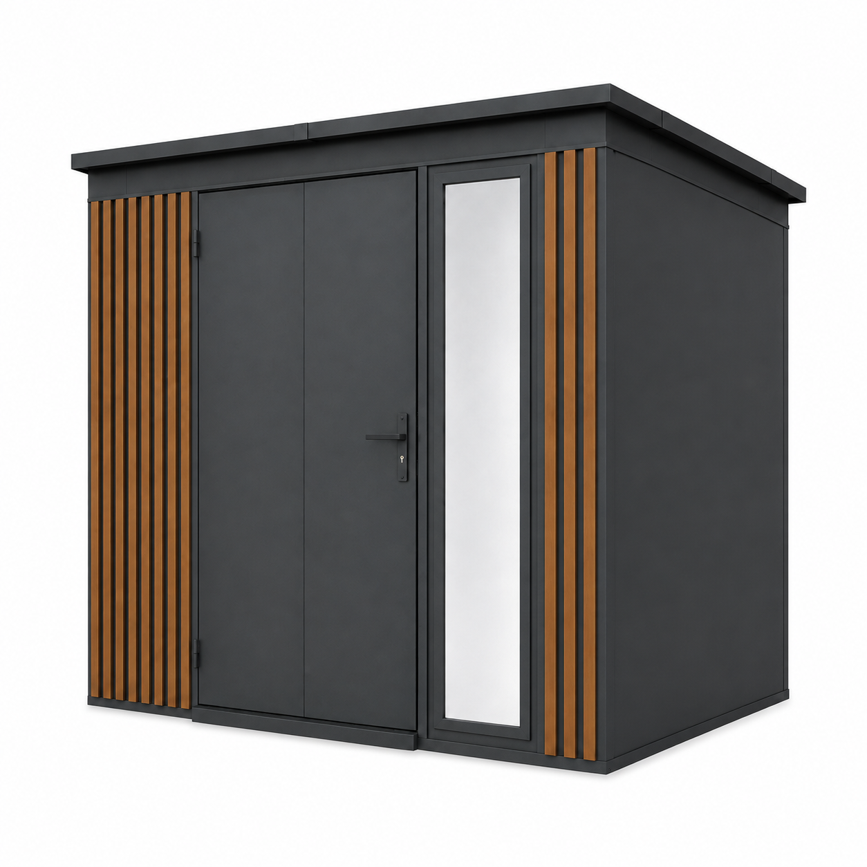 Tool Shed with slats 2,36x1,86 (m)