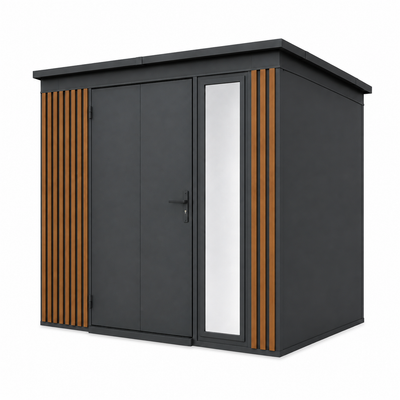 Tool Shed with slats 2,36x1,86 (m)