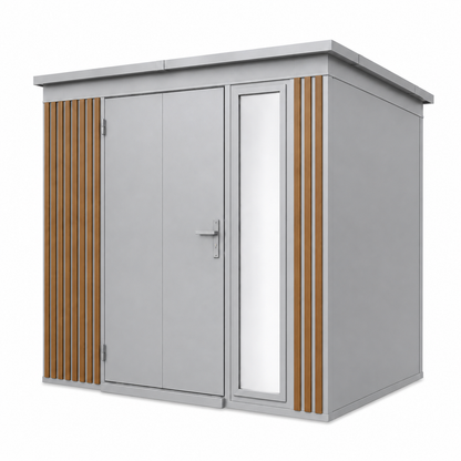 Tool Shed with slats 2,36x1,86 (m)
