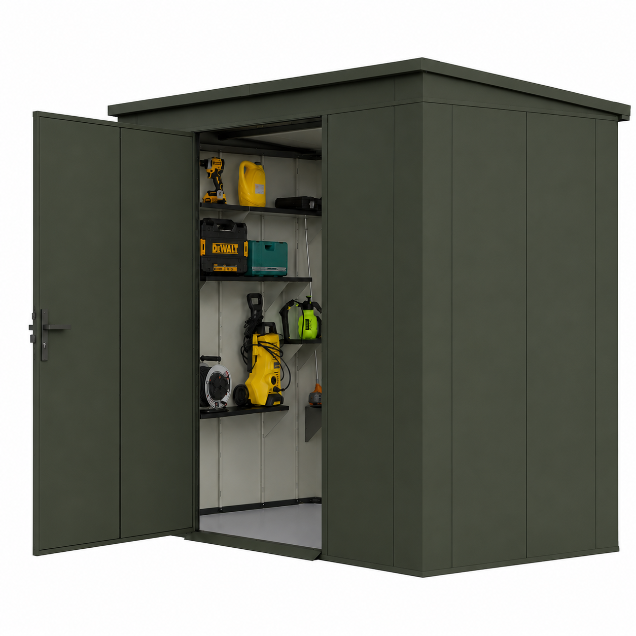 Tool Shed with slats 2,86x1,86 (m)