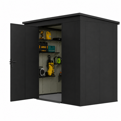 Tool Shed with slats 2,86x1,86 (m)