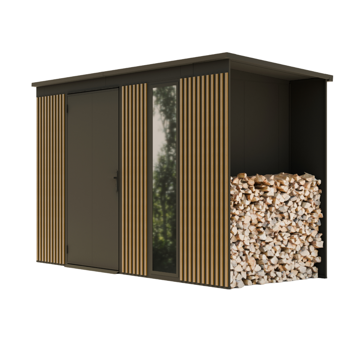 LAMELO INTEGRATED WOODSHED 2,86x1,36 (m)
