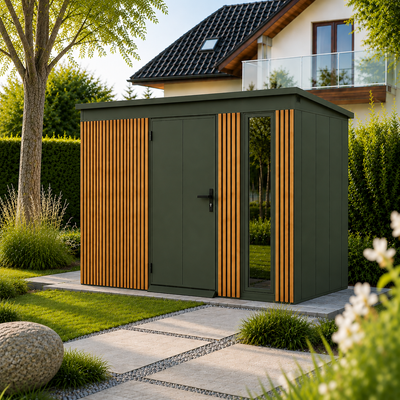 Tool Shed with slats 2,86x1,86 (m)