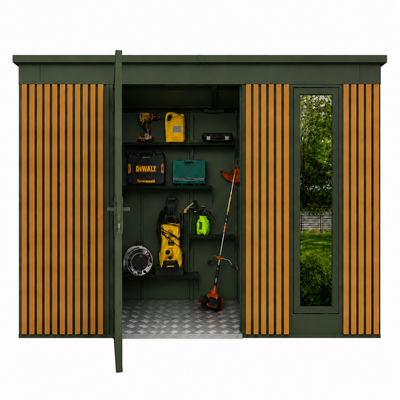 Tool Shed with slats 2,86x1,86 (m)