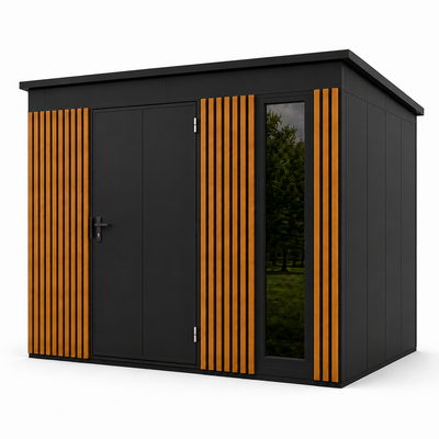 Tool Shed with slats 2,86x2,86 (m)