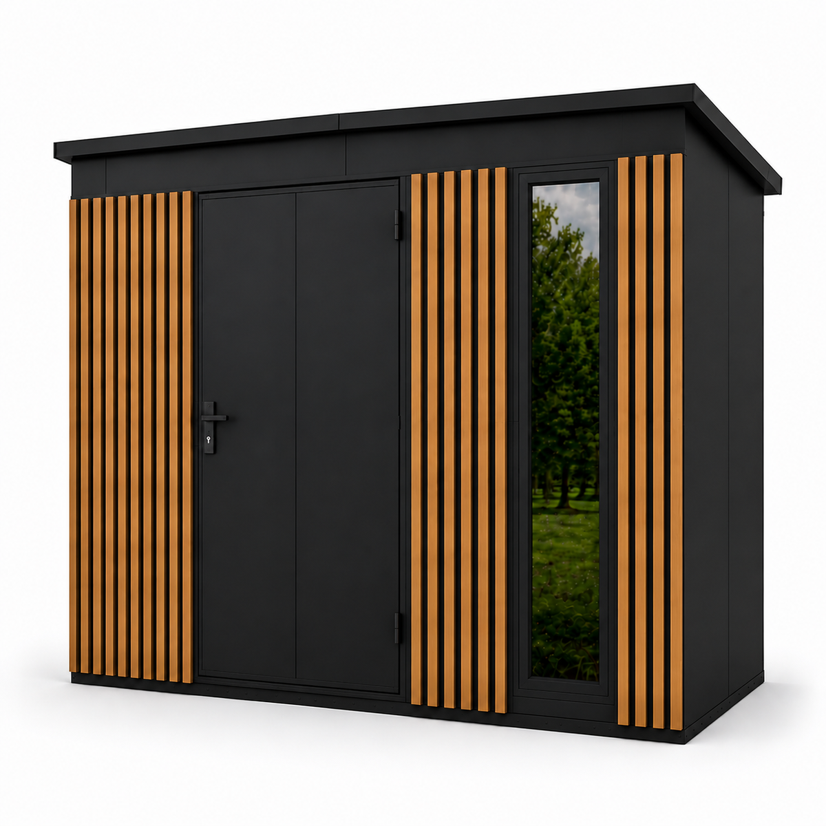 Tool Shed with slats 2,86x1,36 (m)