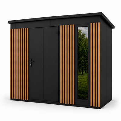 Tool Shed with slats 2,86x1,36 (m)