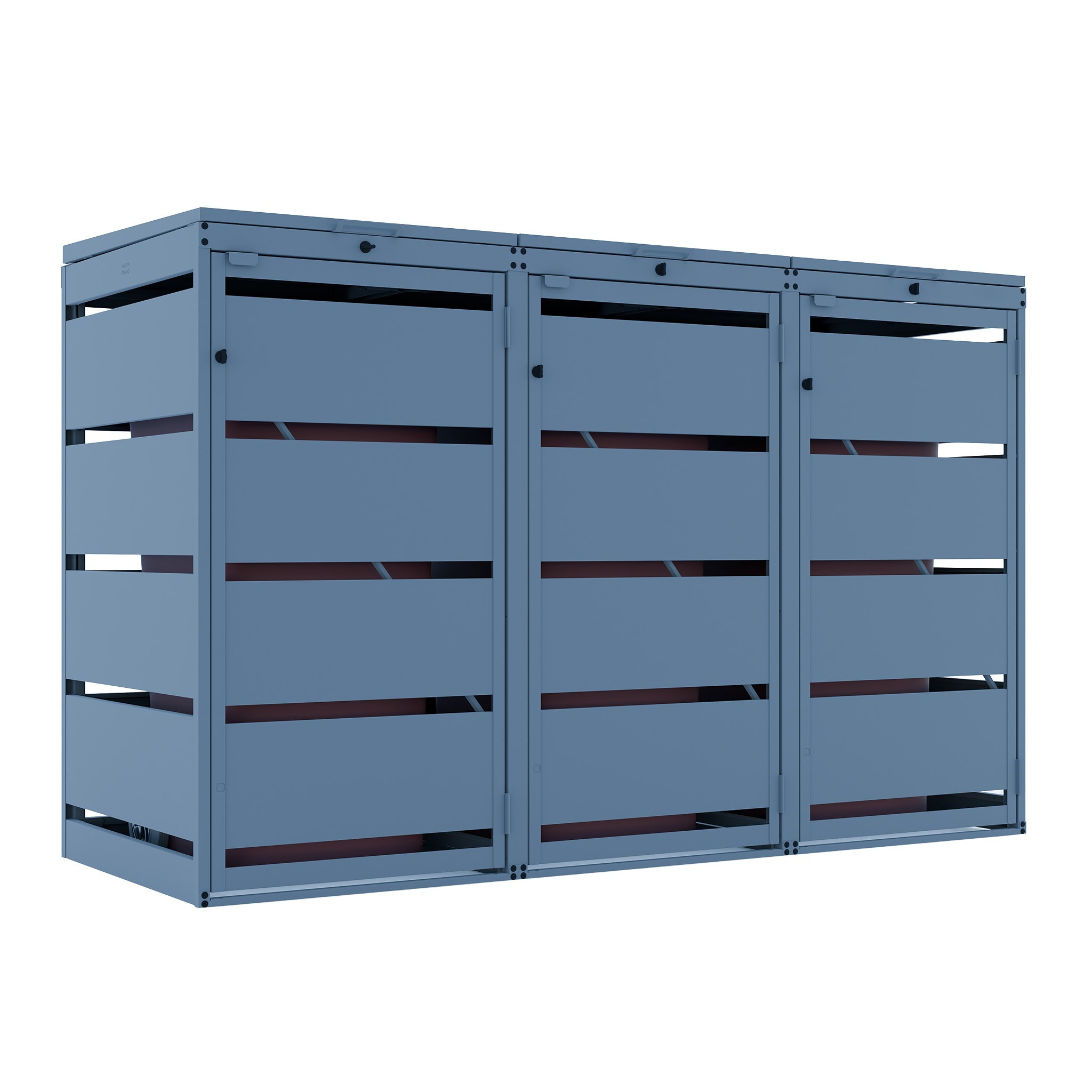 Mülltonnenboxen Qbox120- 3