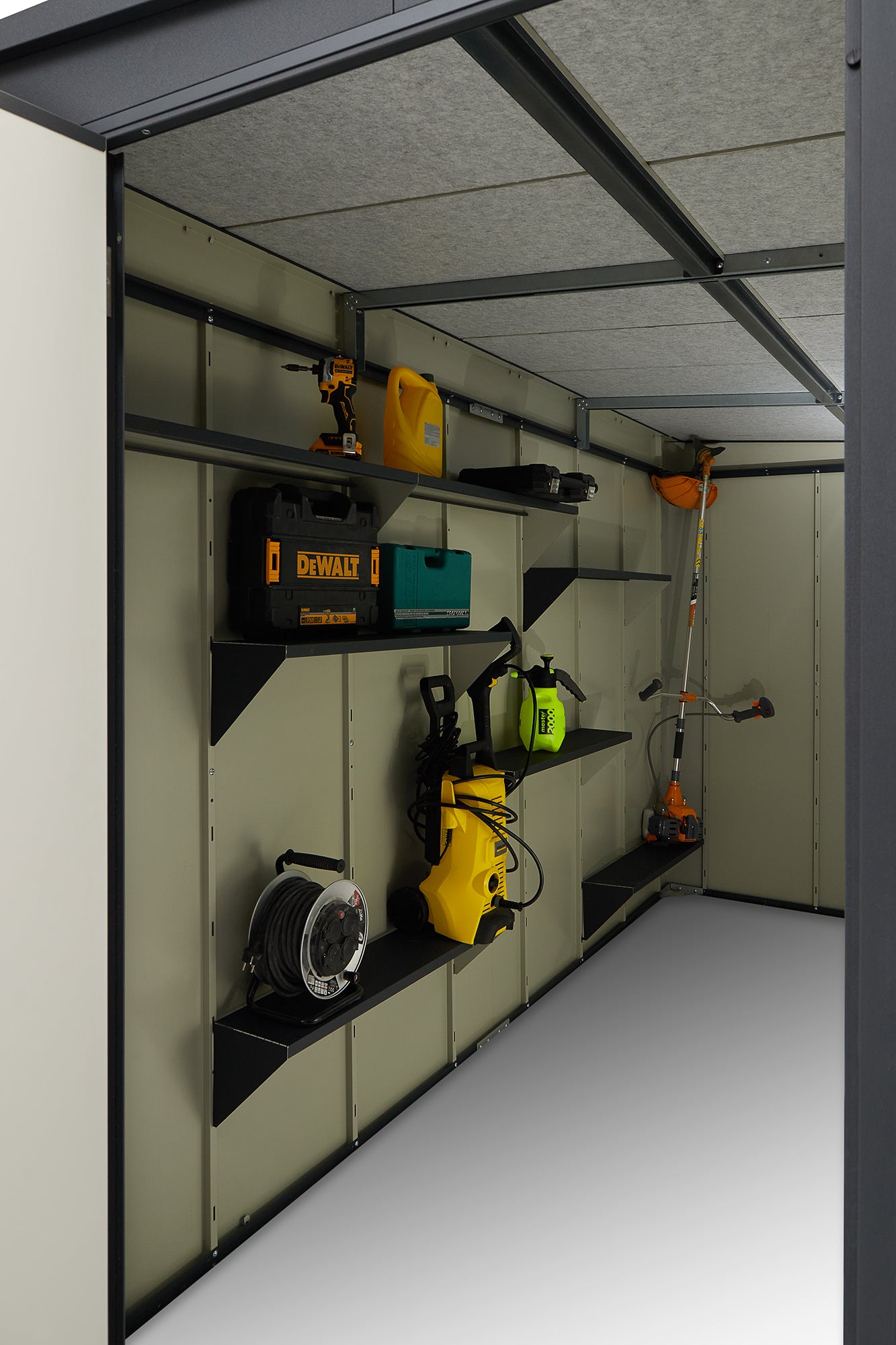 Tool Shed with slats 2,86x2,36 (m)