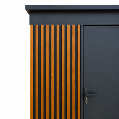 Tool Shed with slats 2,86x1,36 (m)