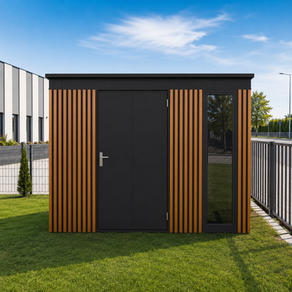 Tool Shed with slats 2,86x1,86 (m)